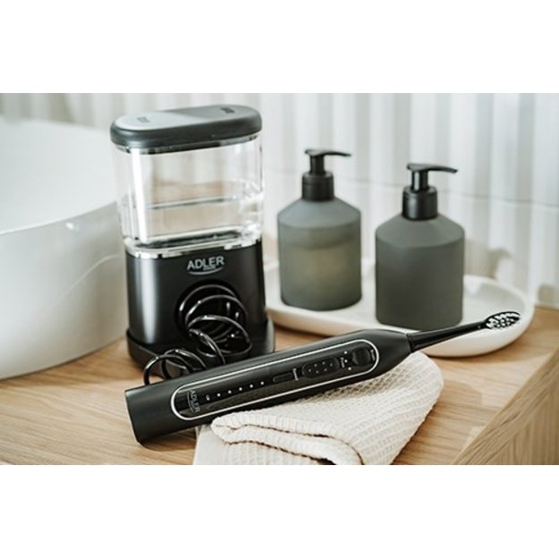 Sonic toothbrush with irrigator 2-in-1 Adler