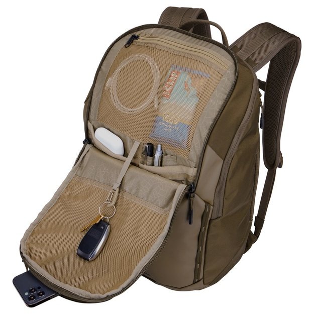 Thule Chasm TCHB215 Deep khaki backpack Casual backpack Polyester