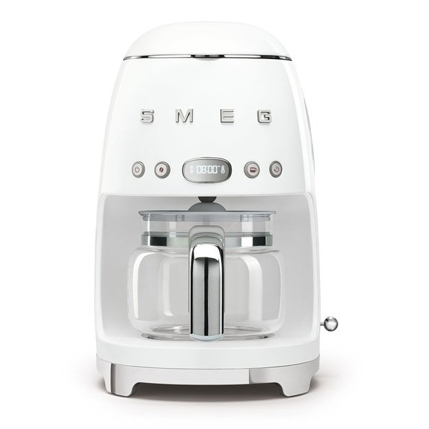 Smeg Drip Coffee Machine White DCF02WHEU