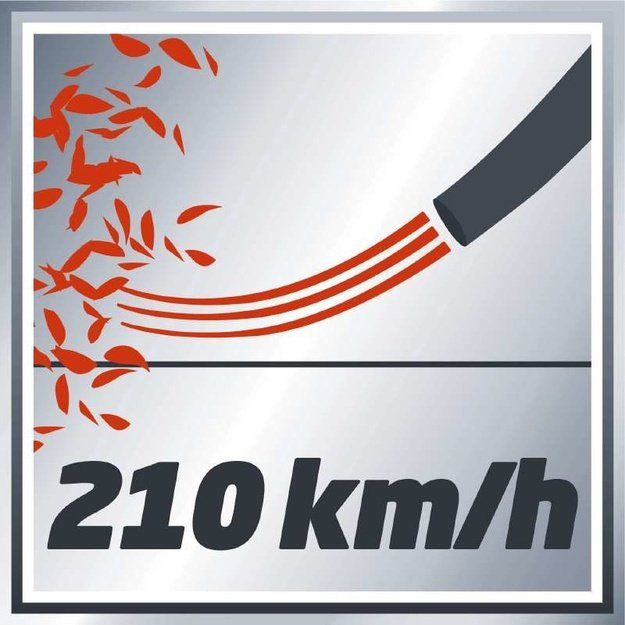 Einhell Cordless Leaf Blower GE-CL 18 Li E Solo 210 km/h Black, Red