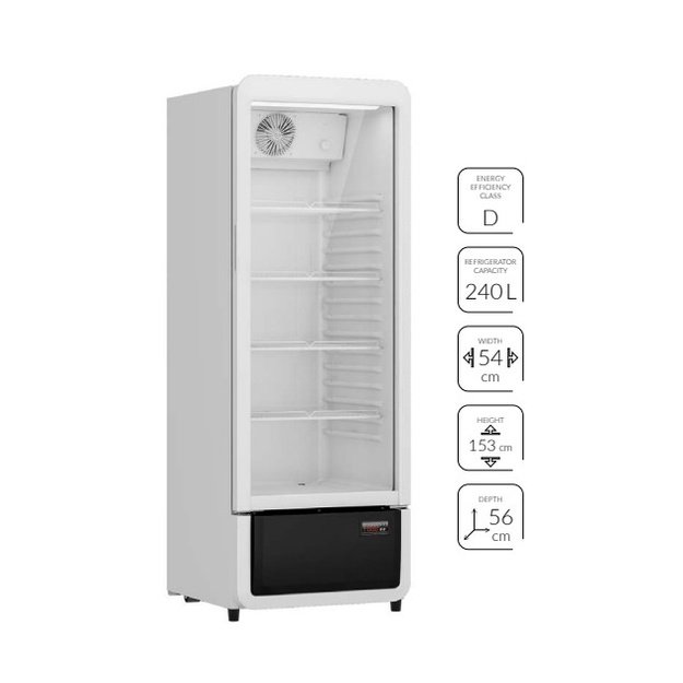 &Scaron;aldytuvas - vitrina MPM MPM-240-VT-22