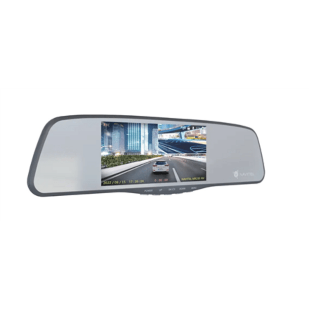 Navitel | Smart rearview mirror equipped with a DVR | MR255NV | IPS display 5  , 960x480 | Maps included