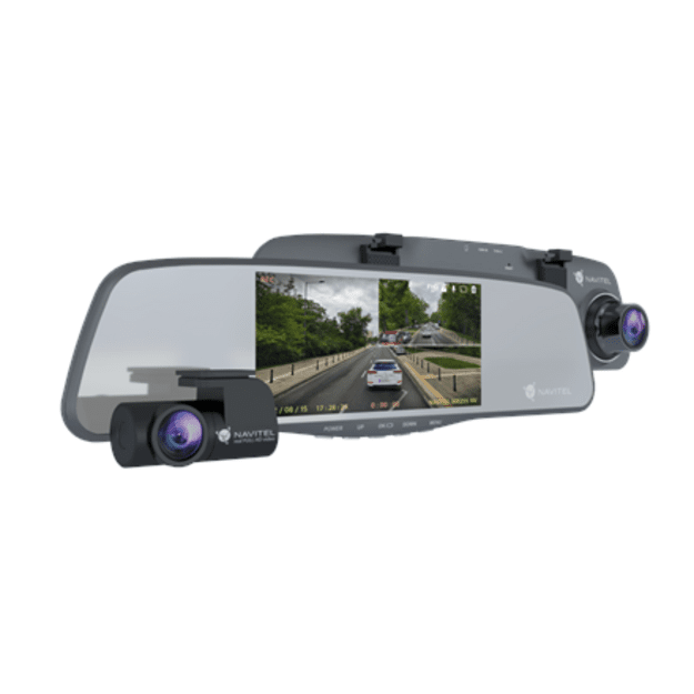 Navitel | Smart rearview mirror equipped with a DVR | MR255NV | IPS display 5  , 960x480 | Maps included