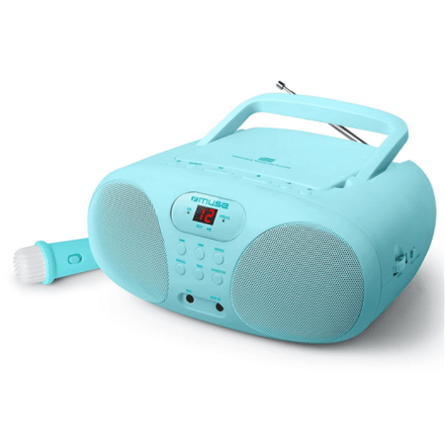 Muse | Portable Sing-A-Long Radio CD Player | MD-203 KB | AUX in | CD player | FM radio
