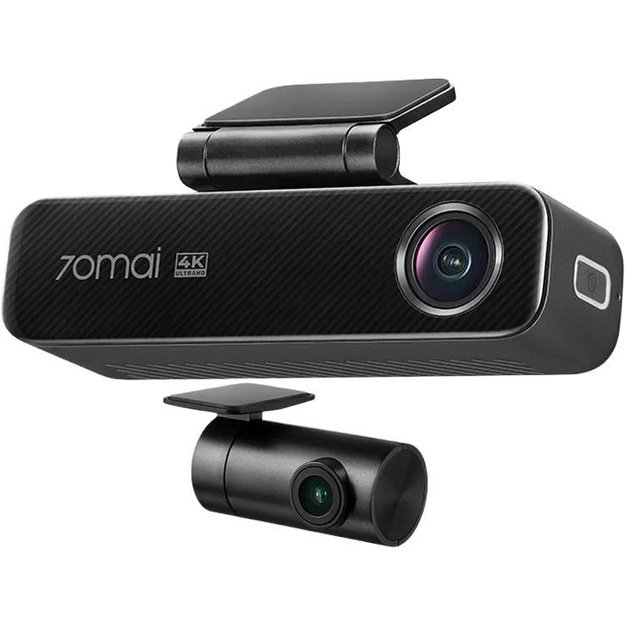Registratorius 70mai Dash Cam M800 GPS WiFi 4G/LTE 4K + kamera tylna RC14