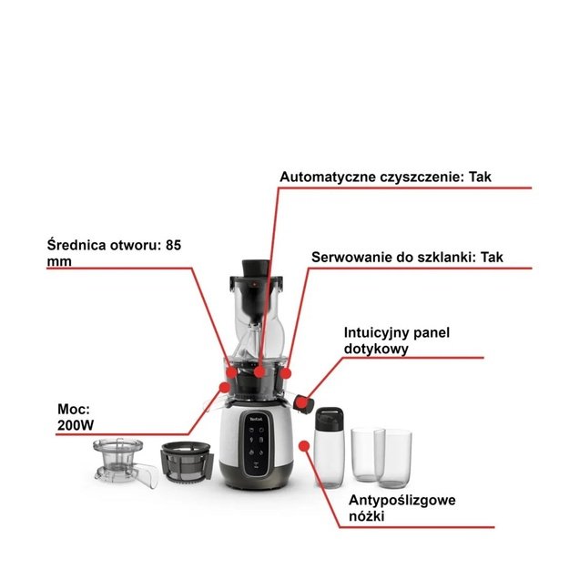 Slow juicer TEFAL ZC605D38