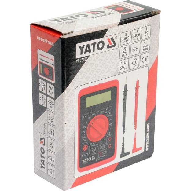 Skaitmeninis matuoklis  YATO YT-73080