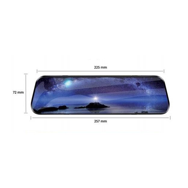BLACKBOX DVR F610 BLOW video recorder, 10  screen mirror + reversing camera