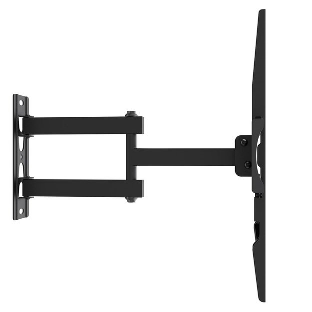 Maclean TV Mount / Bracket, max VESA 400x400, 32-55 , up to 30 kg, black, tilt adjustment +2&deg;&ndash;-10&deg; and swivel adjustment