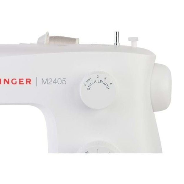 Singer | Sewing Machine | M2405 | Number of stitches 11 | Number of buttonholes 1 | White