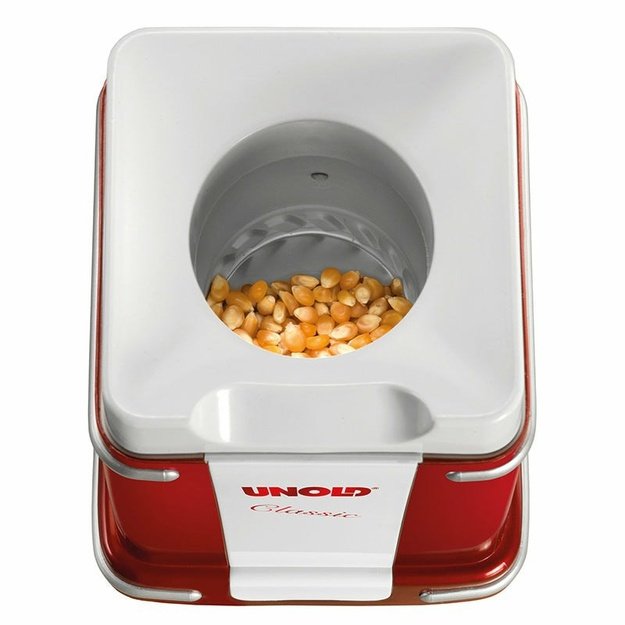 Unold Classic popcorn popper Red, Silver, White 900 W