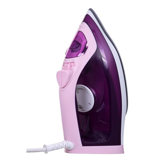Philips 3000 series DST3020/30 iron Steam iron Ceramic soleplate 2200 W Pink, Purple