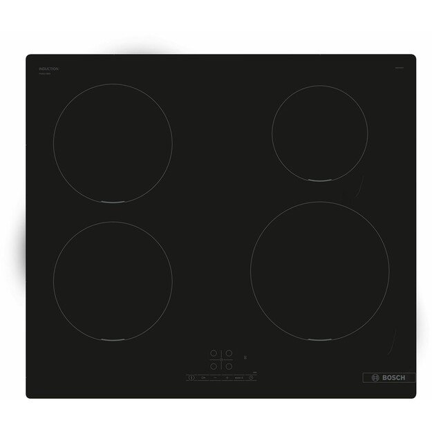 Bosch | Hob | PUE611BB5E | Induction | Number of burners/cooking zones 4 | Touch | Timer | Black