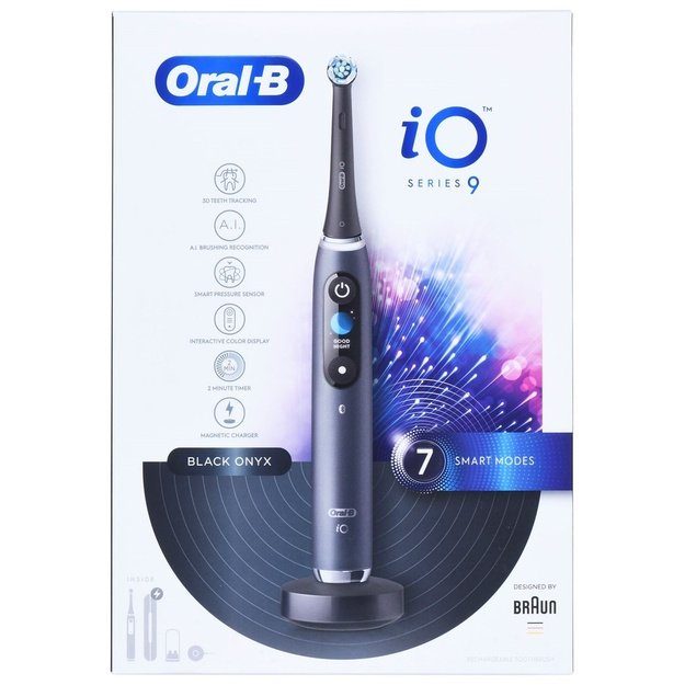 &Scaron;epetėlis Oral-B iO9 Black Onyx