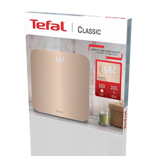 Tefal Classic PP1900V0 personal scale Square Beige Electronic personal scale
