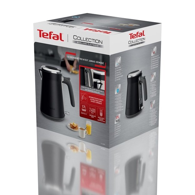Tefal Collection KI6668E0 electric kettle 1.7 L 2400 W Black