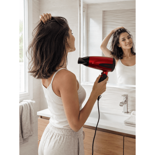 Brock HD 8501 RD Hair Dryer 1600W, Red