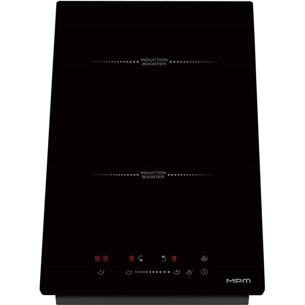 MPM MPM-30-IM-18 hob Black Built-in 29 cm Zone induction hob 2 zone(s)