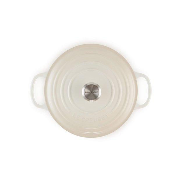 Le Creuset Signature Roaster round meringue 26cm