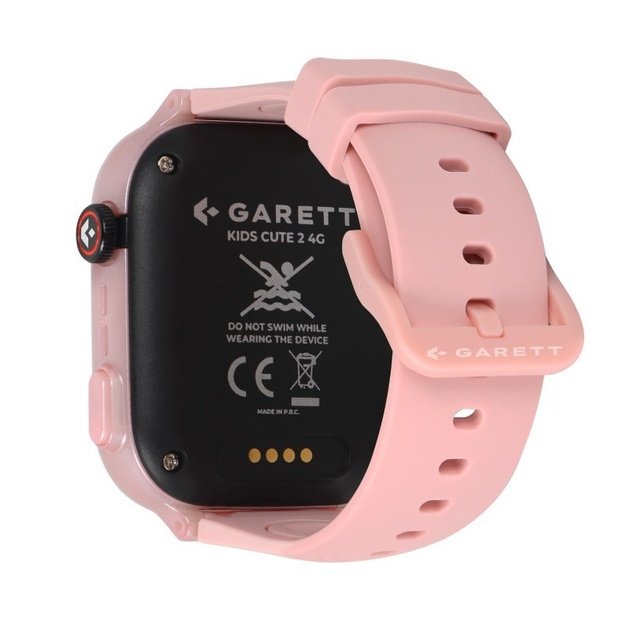 I&scaron;manusis laikrodis vaikams su lietuvi&scaron;ku meniu Garett Kids Cute 2 4G Pink