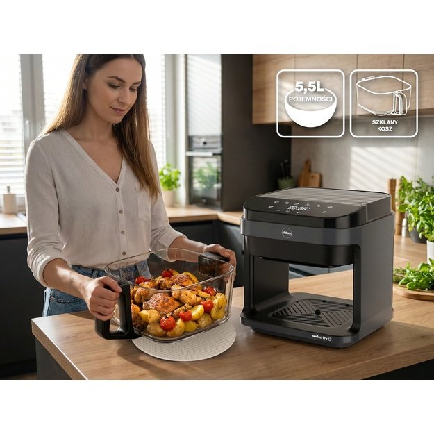 ELDOM FR500 AIR FRYER GLASS CONTAINER 5.5 L
