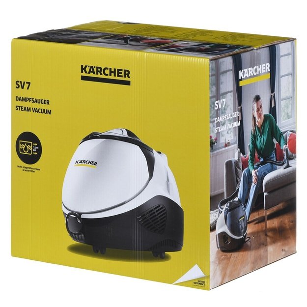 Karcher SV 7 Cylinder steam cleaner 0.5 L 2200 W Black, Grey, White