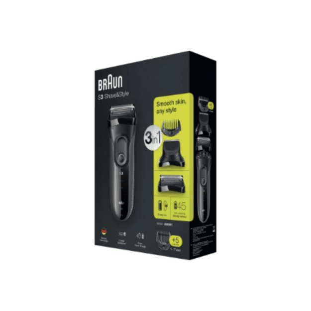 SHAVER 3000BT BLACK/GREY BRAUN