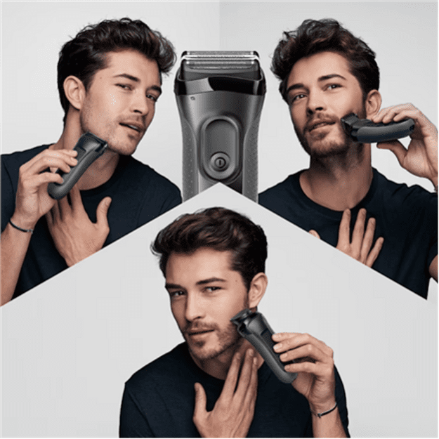 SHAVER 3000BT BLACK/GREY BRAUN