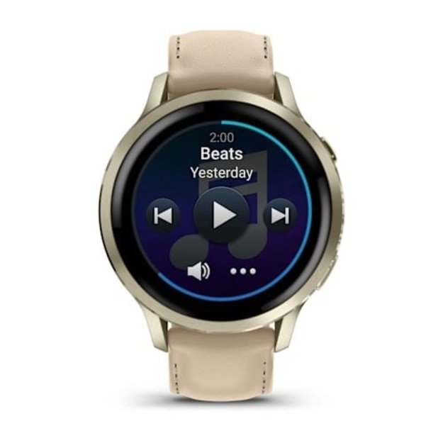 Garmin Venu 4 3.05 cm (1.2 ) AMOLED 41 mm Digital 390 x 390 pixels Touchscreen Gold Wi-Fi GPS (satellite)