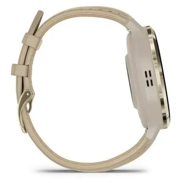 Garmin 010-02785-55 smartwatch / sport watch 3.05 cm (1.2 ) AMOLED 41 mm Digital 390 x 390 pixels Touchscreen Gold Wi-Fi GPS