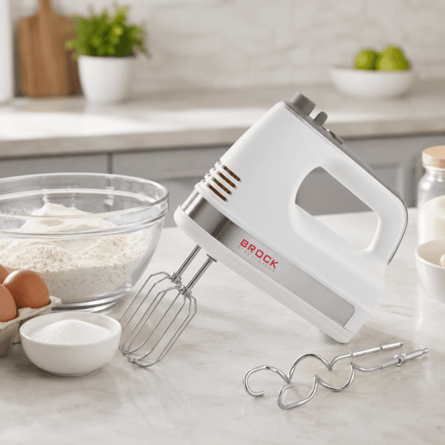 Brock HM 5003 WH Hand Mixer 300W, White