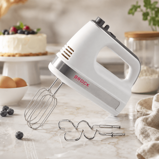 Brock HM 5003 WH Hand Mixer 300W, White