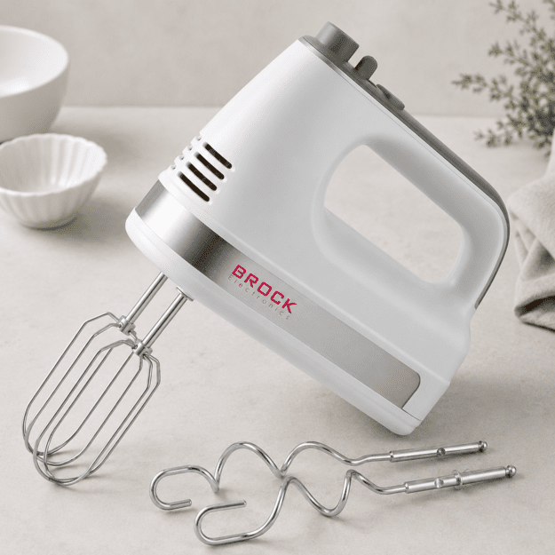 Brock HM 5003 WH Hand Mixer 300W, White