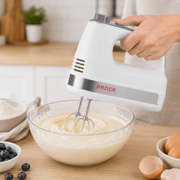 Brock HM 5003 WH Hand Mixer 300W, White