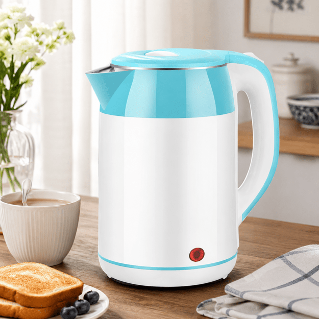 Brock WK 5521 WH Kettle With 360 Degree Base 1,8L 1500W White/Blue