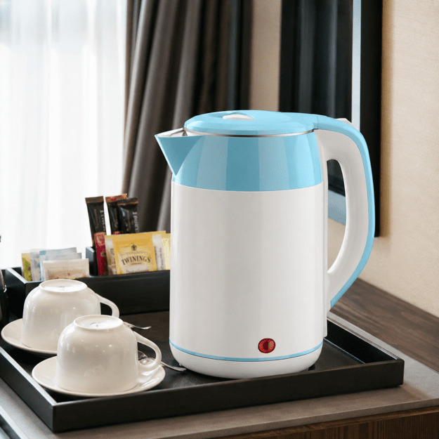 Brock WK 5521 WH Kettle With 360 Degree Base 1,8L 1500W White/Blue