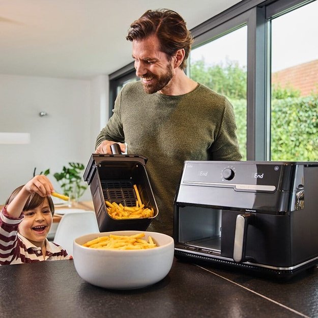 Braun TwinCook 5 Double 10 L Stand-alone 2800 W Hot air fryer Black