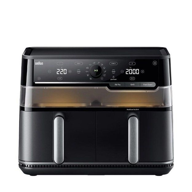 Braun TwinCook 5 Double 10 L Stand-alone 2800 W Hot air fryer Black