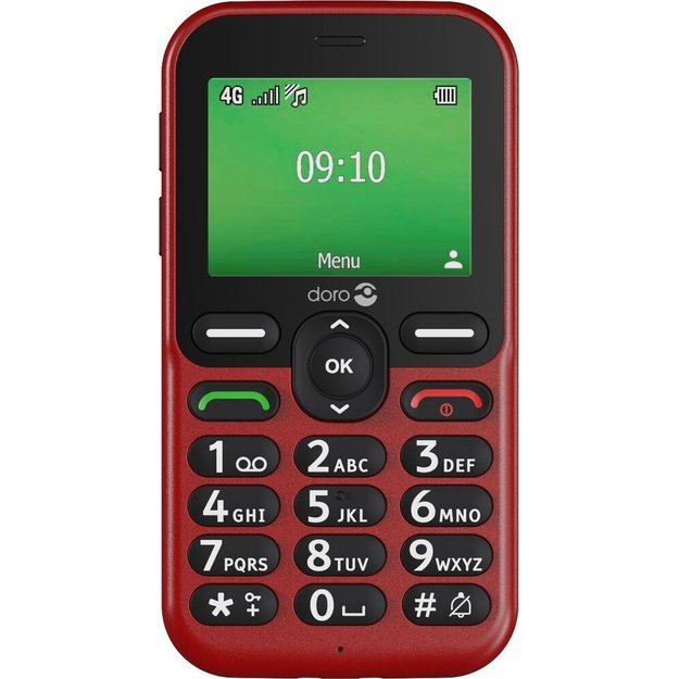 Doro Leva E10 6.1 cm (2.4 ) 118.9 g Red Senior phone