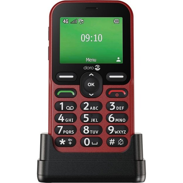 Doro Leva E10 6.1 cm (2.4 ) 118.9 g Red Senior phone