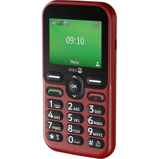 Doro Leva E10 6.1 cm (2.4 ) 118.9 g Red Senior phone