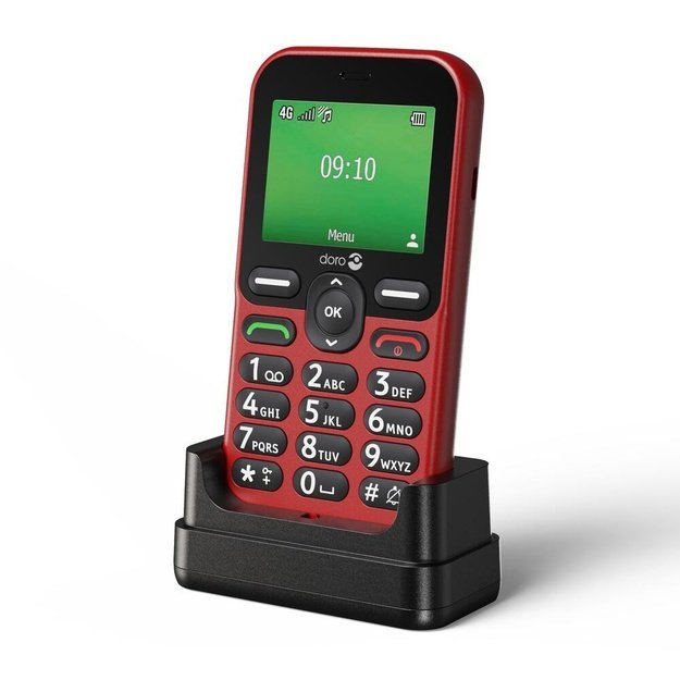 Doro Leva E10 6.1 cm (2.4 ) 118.9 g Red Senior phone