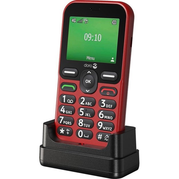 Doro Leva E10 6.1 cm (2.4 ) 118.9 g Red Senior phone