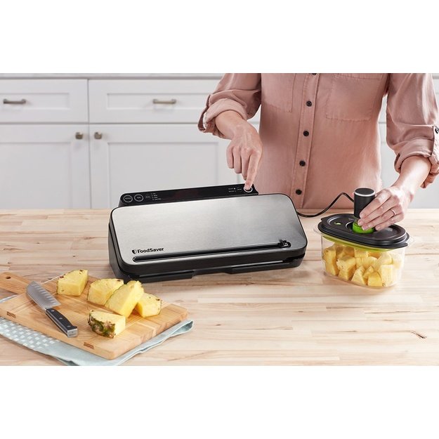 FoodSaver VS3190X vacuum sealer Black, Stainless steel