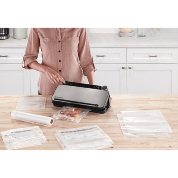 FoodSaver VS3190X vacuum sealer Black, Stainless steel