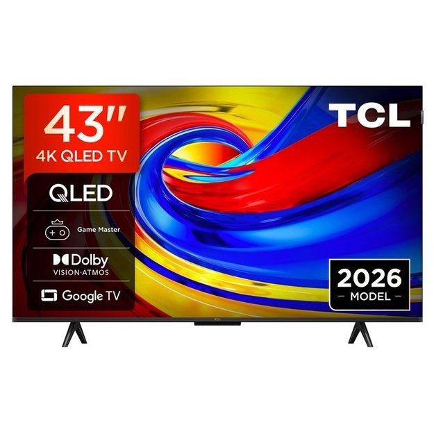 TCL P7L 43P7L TV 109.2 cm (43 ) 4K Ultra HD Smart TV Wi-Fi Black 400 cd/m&sup2;