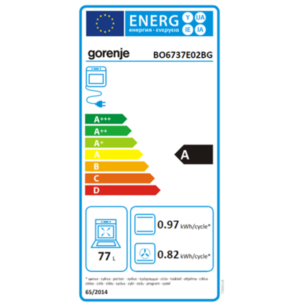 Gorenje   BO6737E02BG Black