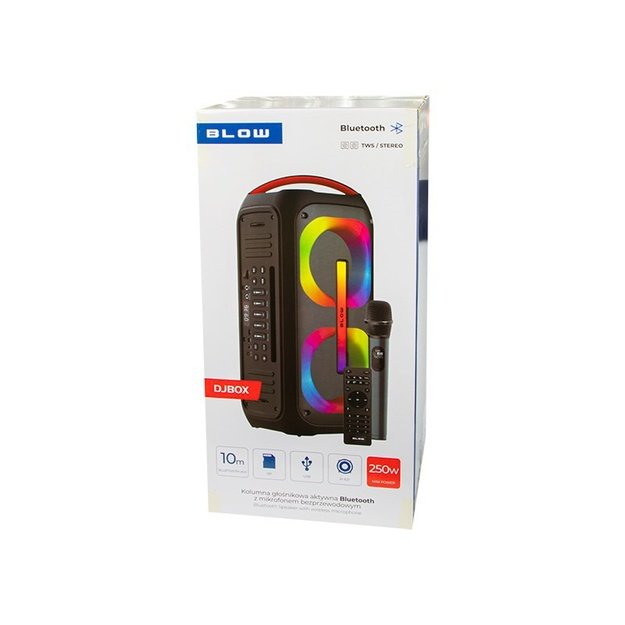 Bluetooth speaker DJBOX  + remote control + microphone