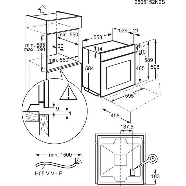 Orkaitė ELECTROLUX EOF6P76BZ