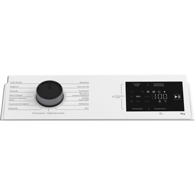 BEKO ETB622ECWPL 6kg top-loading washing machine